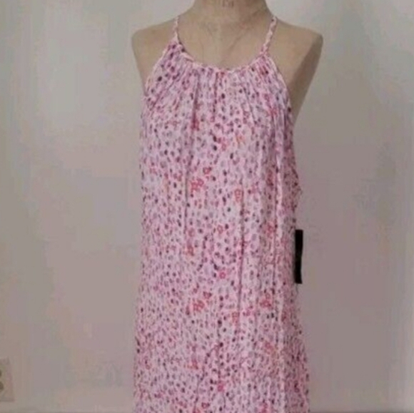 New York & Company Pink Floral Halter Sundress - Picture 12 of 12